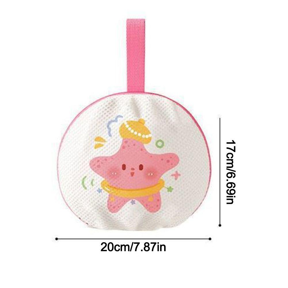 Cartoon Bra Laundry Bag Anti-deformation Breathable Bra Protective Washing Bag Anti-Winding with Handle Bra Machine Wash Bag