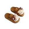 Girls' Outdoor Cartoon Cat Birkenstock Slippers - Cute, Soft Sole, Fashionable Half-Slippers for Spring and Autumn.