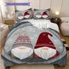 Dwarf Pattern Bedding Quilt Set Quilt Cover Pillowcase Home Decoration Birthday Gift (1 * duvet cover + 2 * pillowcase, without core)