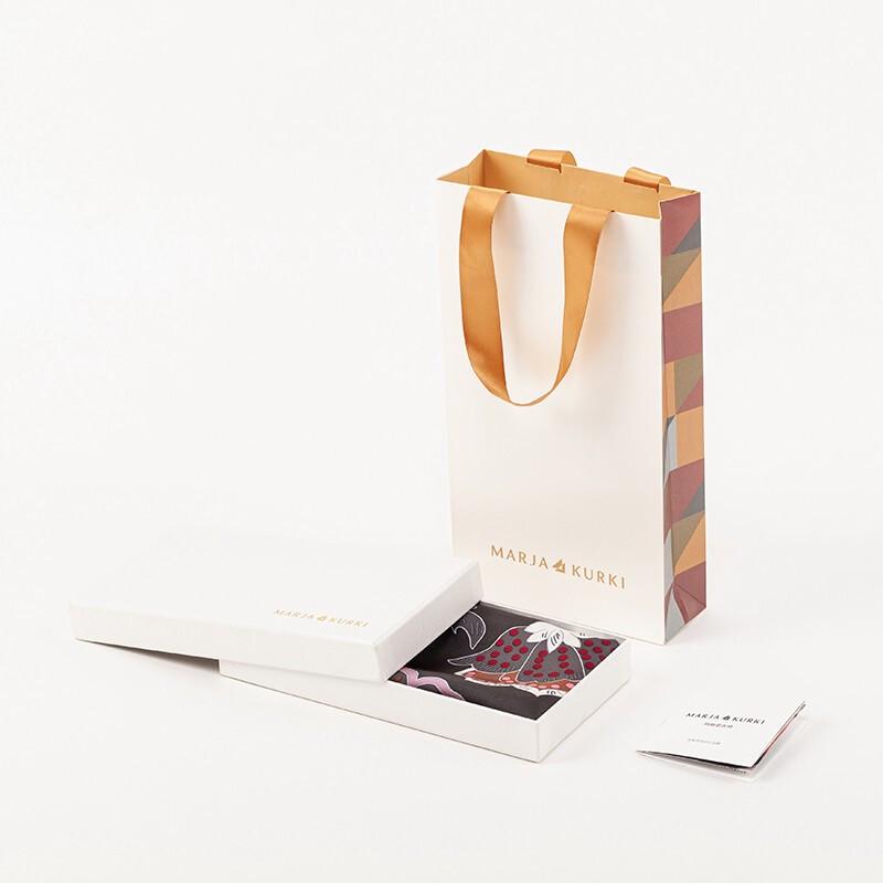 MARJA KURKI Women's Night Garden Double-Sided Silk Scarf