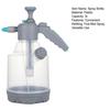 3L Pumpsprüher Kunststoff Nachfüllbare Wassersprühflasche Handsprühflasche mit Messbecher Verstellbare Düse für Gartenarbeit Reinigung Bewässerung