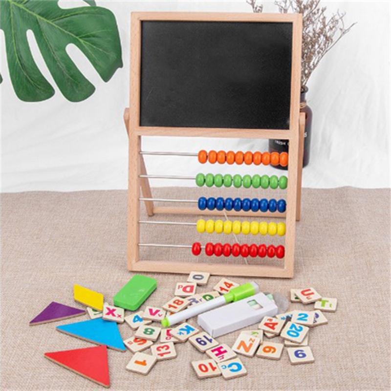 Educational Wooden Math Teaching Tool For Elementary Students Enhance Learning And Development Counting Beads Addition And Subtraction Tool Qm-521