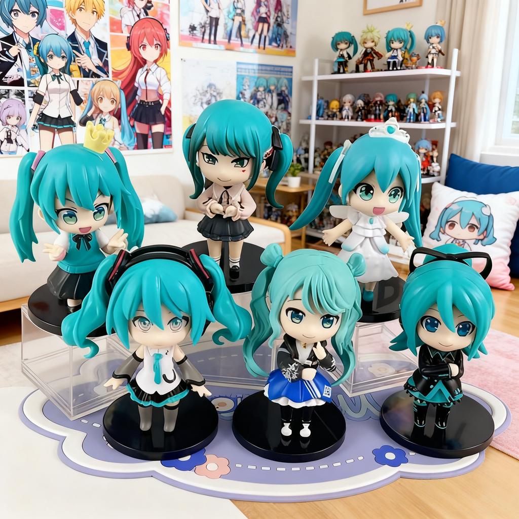 New Hatsune Miku Q Edition Series First Generation Blind Box Handmade Series Otaku Birthday Gift Collection