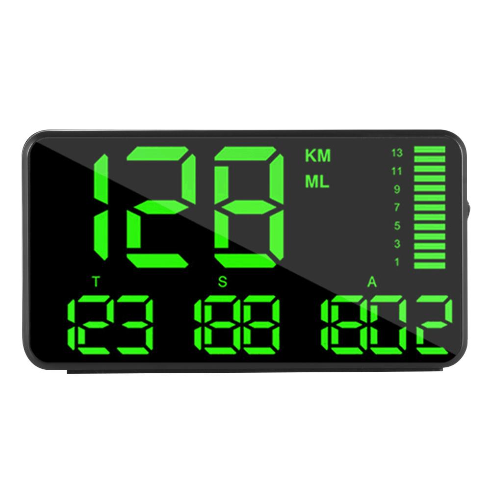Digital HUD Transmission Oil Temperature Monitoring ODB Multifunctional Car Instrument Overspeed Alarm Digital Speedometer