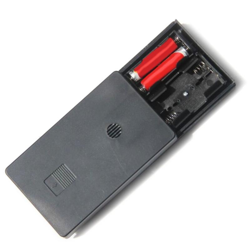 Portable AA AAA Battery Charger Charging Box 1W 4V Solar Battery Charger for AA and AAA Black