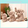 Realistic Plush Elephant Toy Cute Stuffed Animal Companion Ideal For Children Decoration And