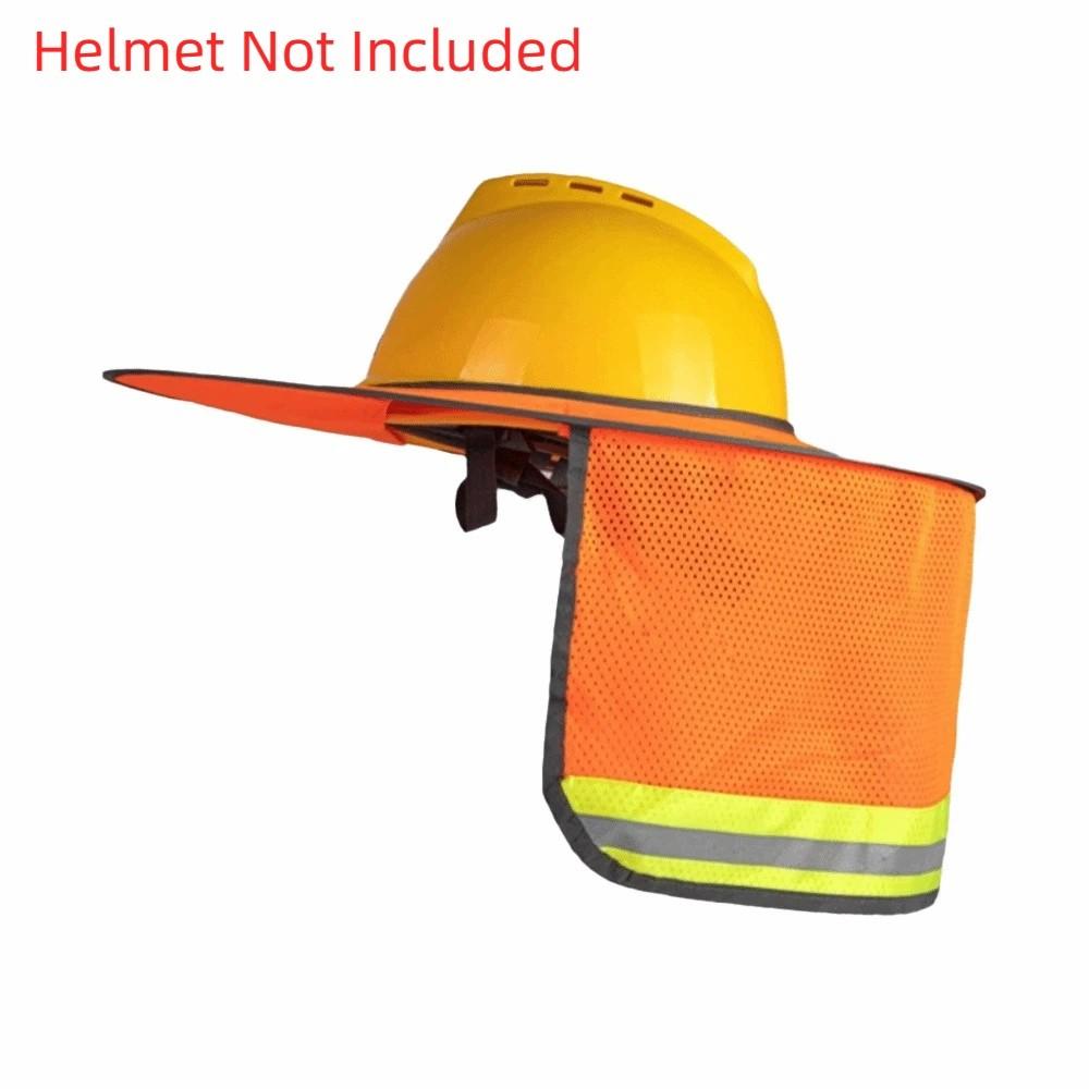 Reflective Reflective Neck Protector Breathable Sunscreen Neck Cover  Work Safety Style E