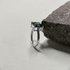 Серебряное кольцо с топазом Лондон Блю 2.107ct, вес изделия 2,49 гр (2178118)