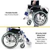 Portable Lightweight Foldable Self Propel  Wheelchair Travel Push Chair