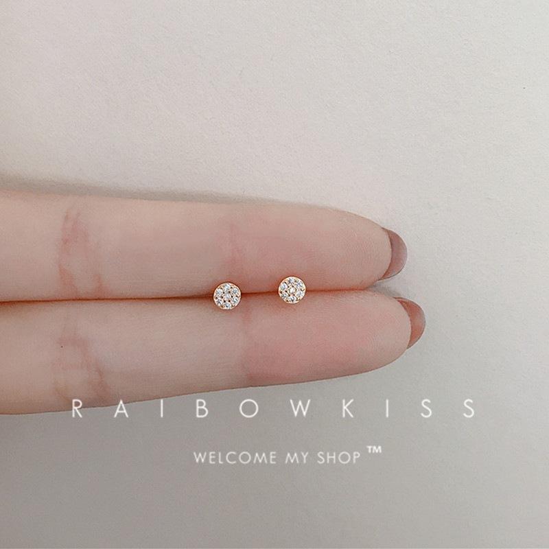 Fashion Earrings For Women Mini Candy Sweet Hypoallergenic Stud Ear Girls Minimalist Gold Color Flower Piercing Jewelry Gifts