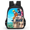 Dual Zipper Pockets, NARUTO Design Suitable For Boys&Girls, Durable 16-inch Lightweight Kids Cartoon Student Backpack Age 5-11.