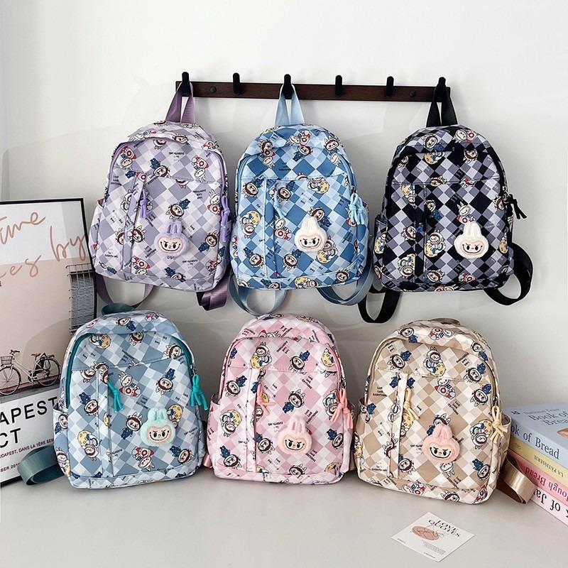 School bag children's new primary school backpack cartoon cute printing light weight backpack tide