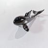 Handmade Glass Orca Dolphin Keychain Pendant Creative Marine Life Hanging Decoration Gift For Home Office
