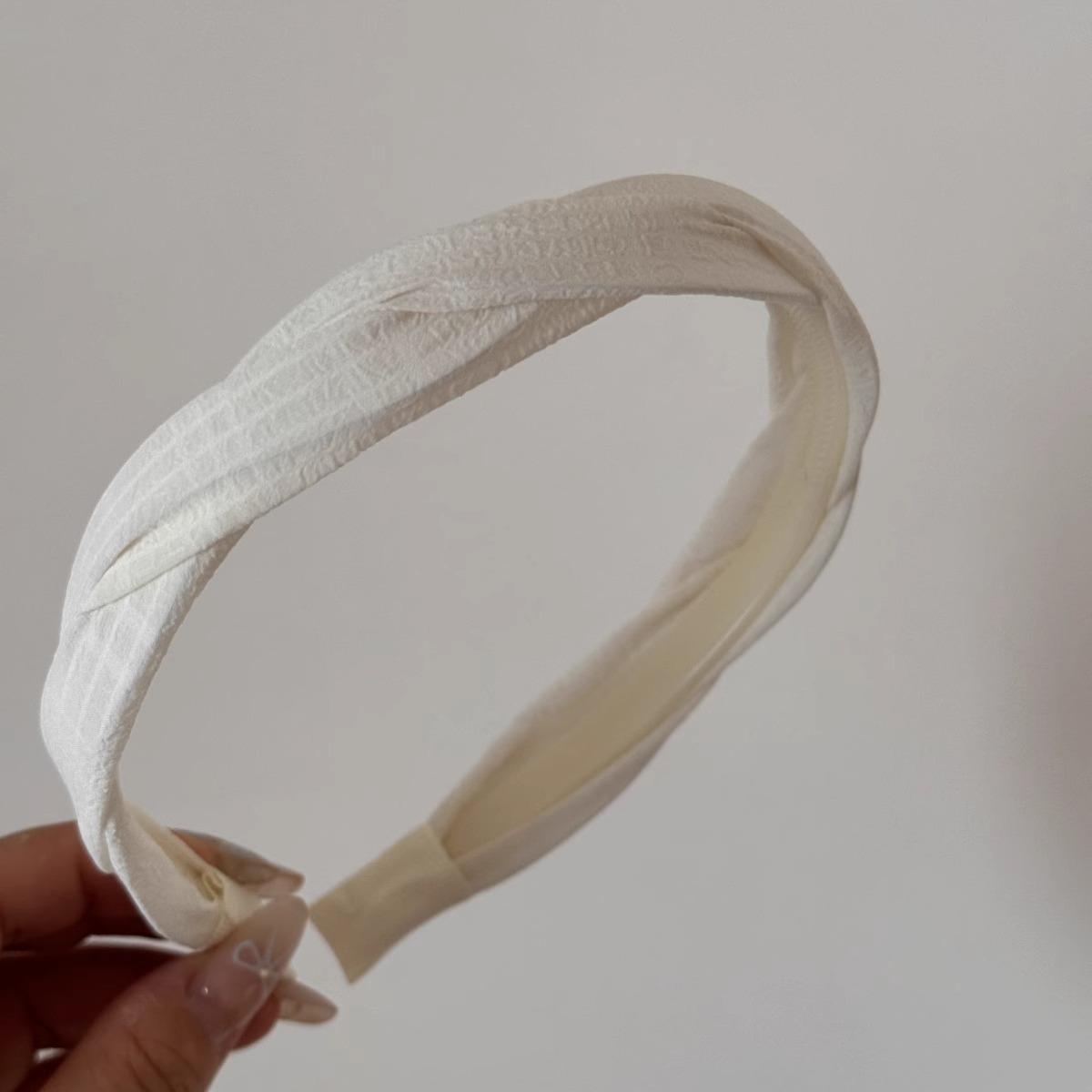 

3Pcs High Cranial Headband Women High-end Fashion Luxury Fried Dough Twists Hair Compression Headband Korean Style Card Issuing