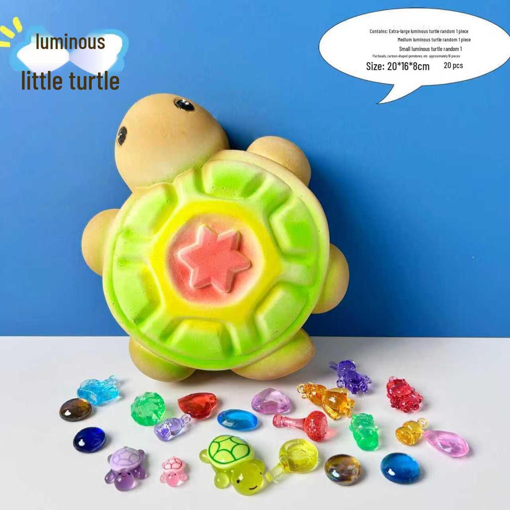 Dinosaur Fossil Excavation Toy – Children's Educational DIY Dig Kit with Surprise Gem Figurine