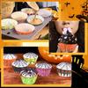 100pcs Halloween Cupcake Liners Ghost Pumpkin Muffin Baking Cups Wrapper Tray Holder Party Candy Cake Decorations Supplies