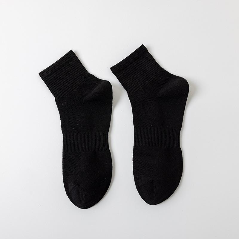 Female Summer Cotton Breathable and Sweat Absorbing Mesh Girdle Waist Sports Boneless Anti Pilling Tube Socks