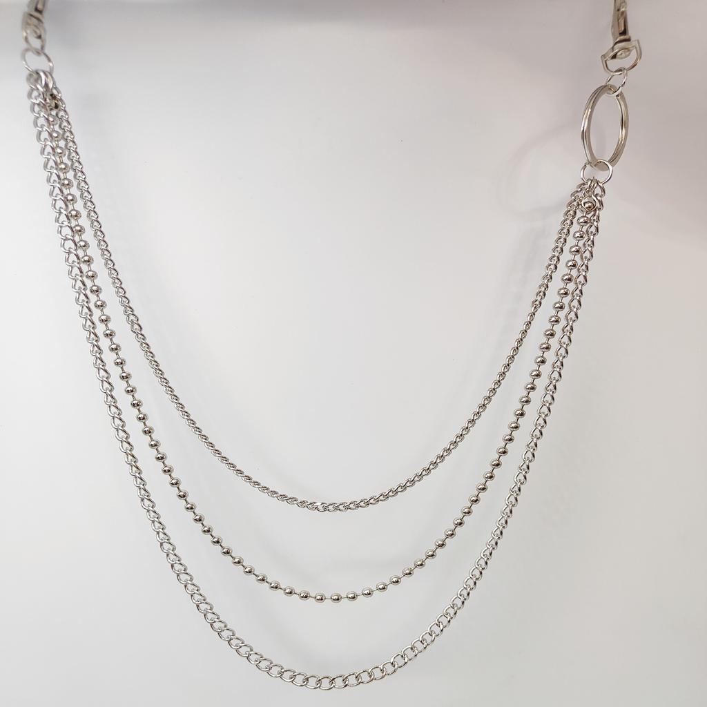 Spot Punk Metal Chain Multi-layer Waist Chain Trendy Cool Street Shot Ring Versatile Men's and Women's Trousers