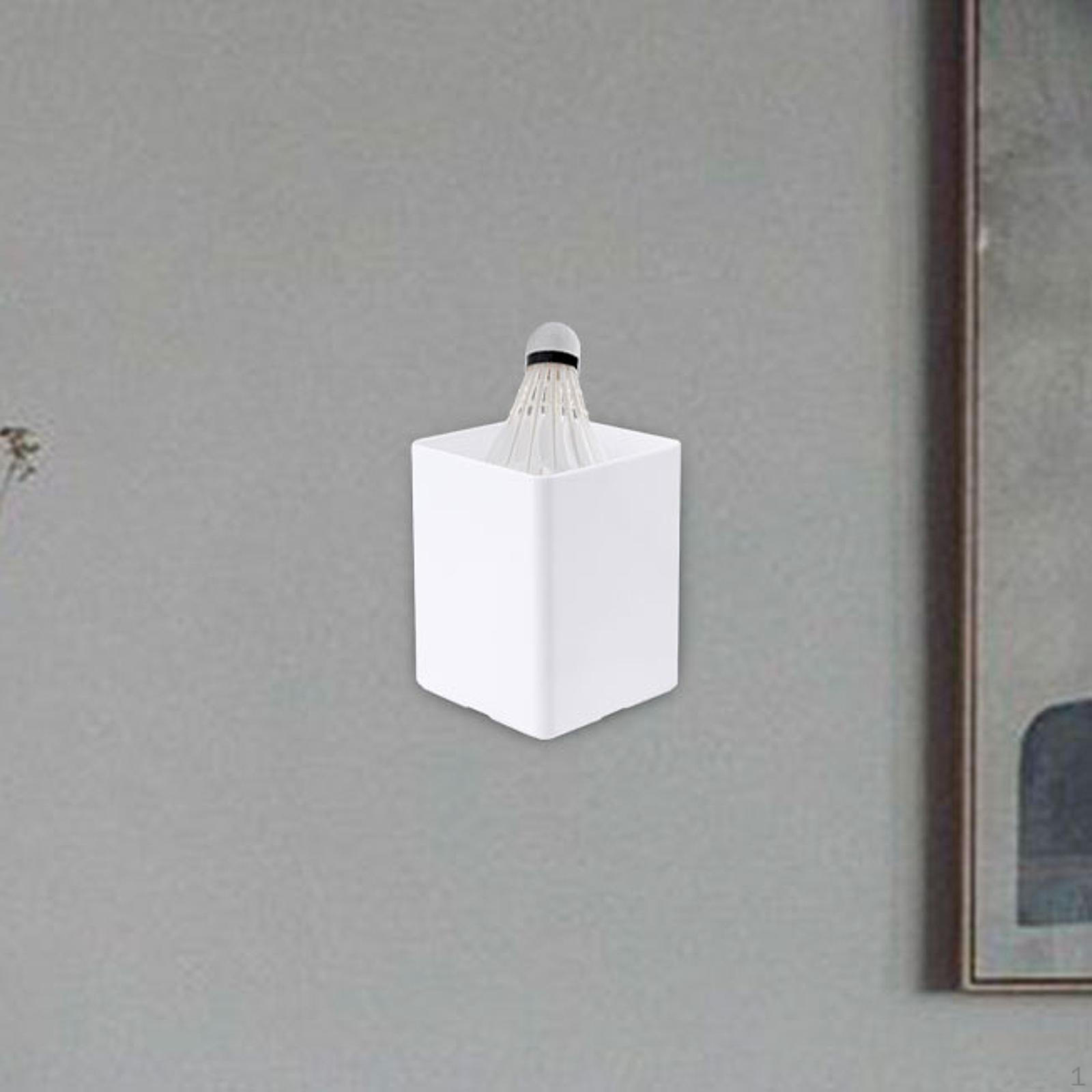 

Настенный ящик для хранения бадминтона, контейнер для организации стадиона белый