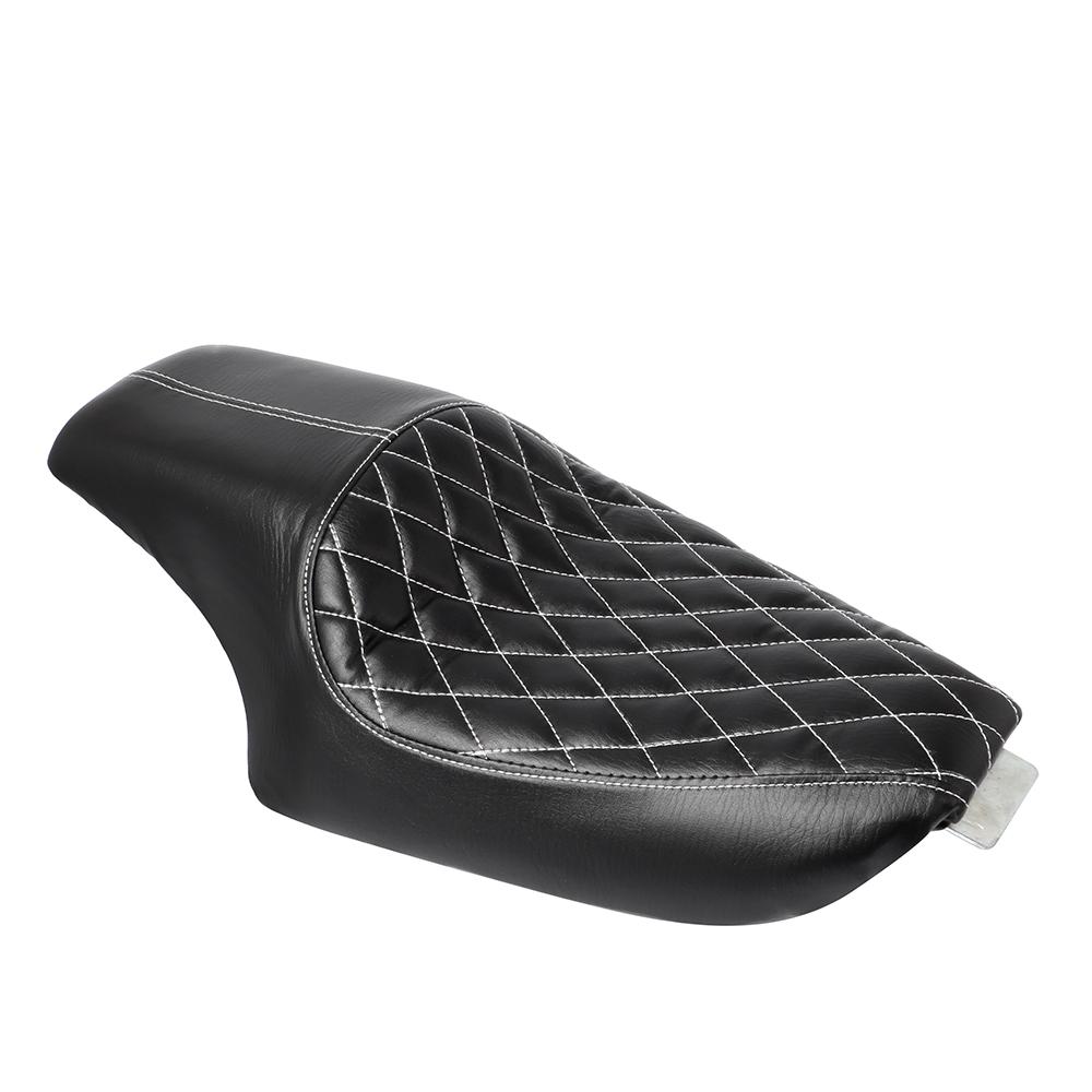 Motorcycle Leather Two Up Driver Front Rear Passenger Seat For Harley Sportster XL Iron 883 1200 48 Forty-eight 2004-2016