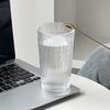 13oz 380ml Cocktailglas im nordischen Stil mit vertikalen Streifen, Kaltwasserbecher, transparent, Zitrone, Long Island, Eisteebecher, Milchpartybecher