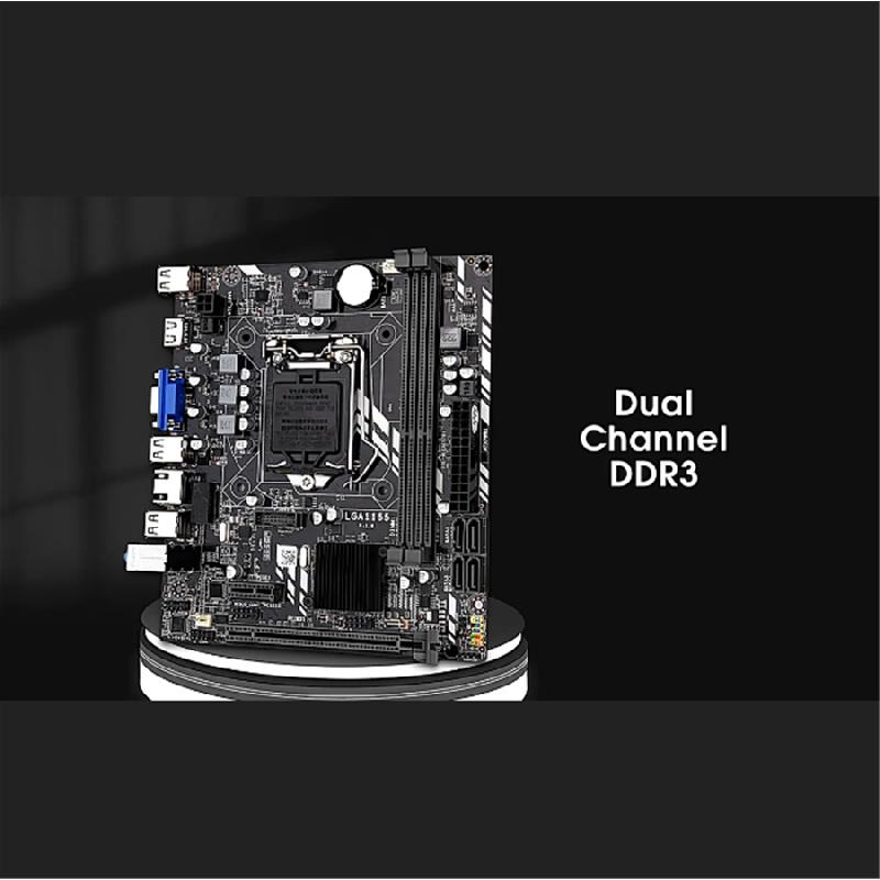 LGA1155 DDR3 M-ATX H61M motherboards for Intel core i7 i5 i3 pentium celeron processors