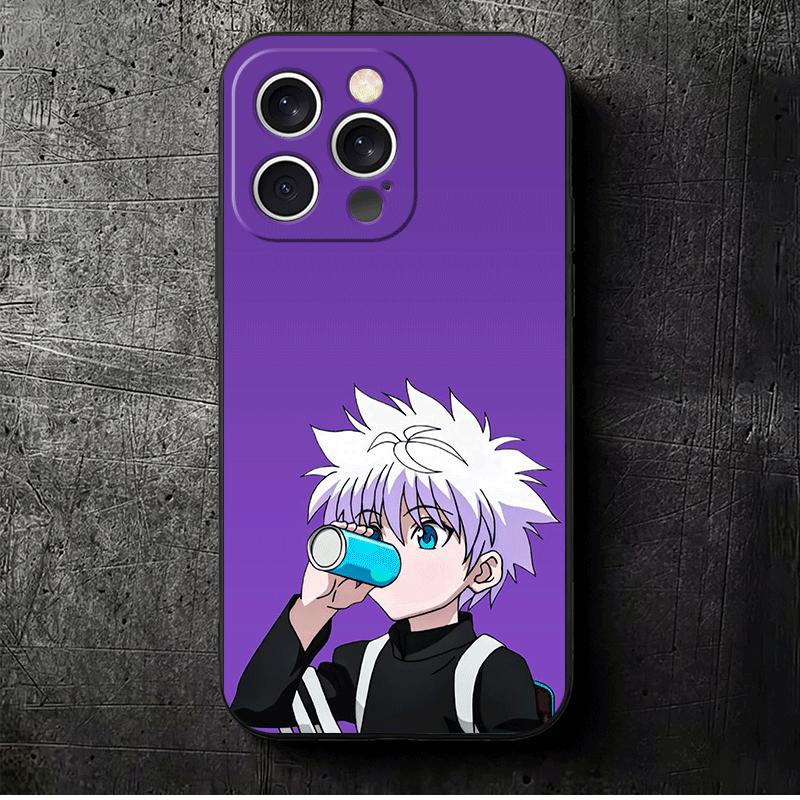 Hunter X-Hunters Cute Soft Phone Case for iPhone 16 16E 17 Air 15 Pro Max 14 Plus 13 Mini 11 12 7 Black Cover Back Shell