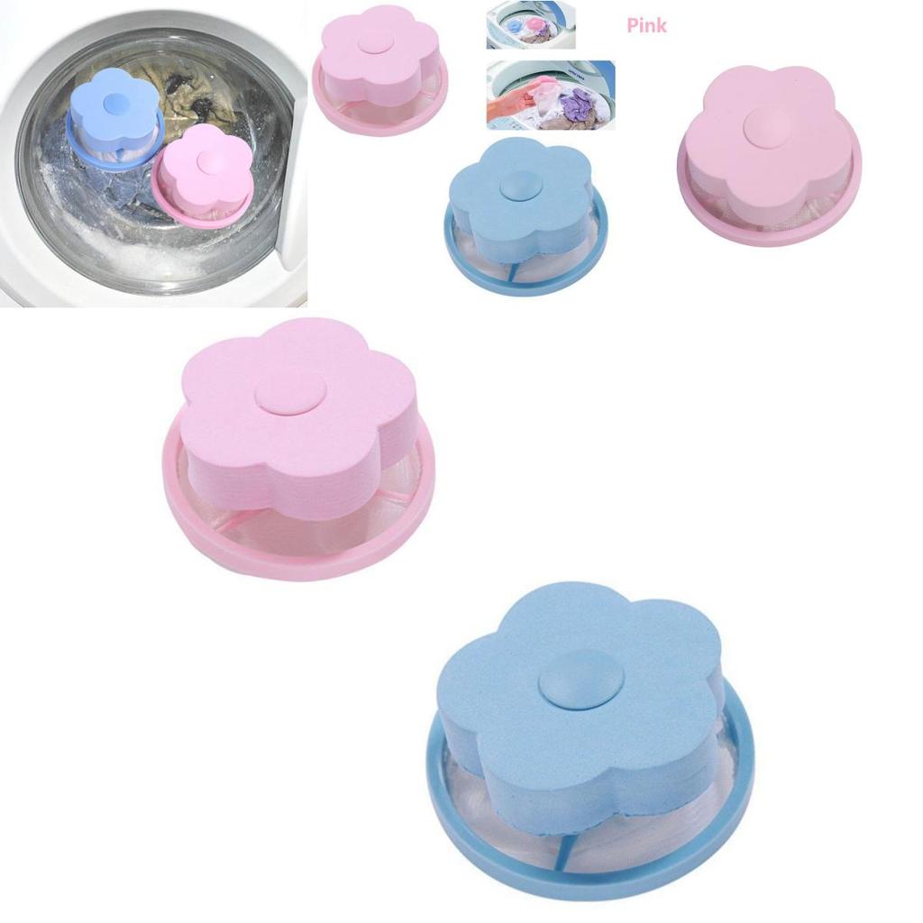 Sac Filtre pour Lave-linge en Forme de Prune avec Collecteur Flottant de Peluches et Cheveux