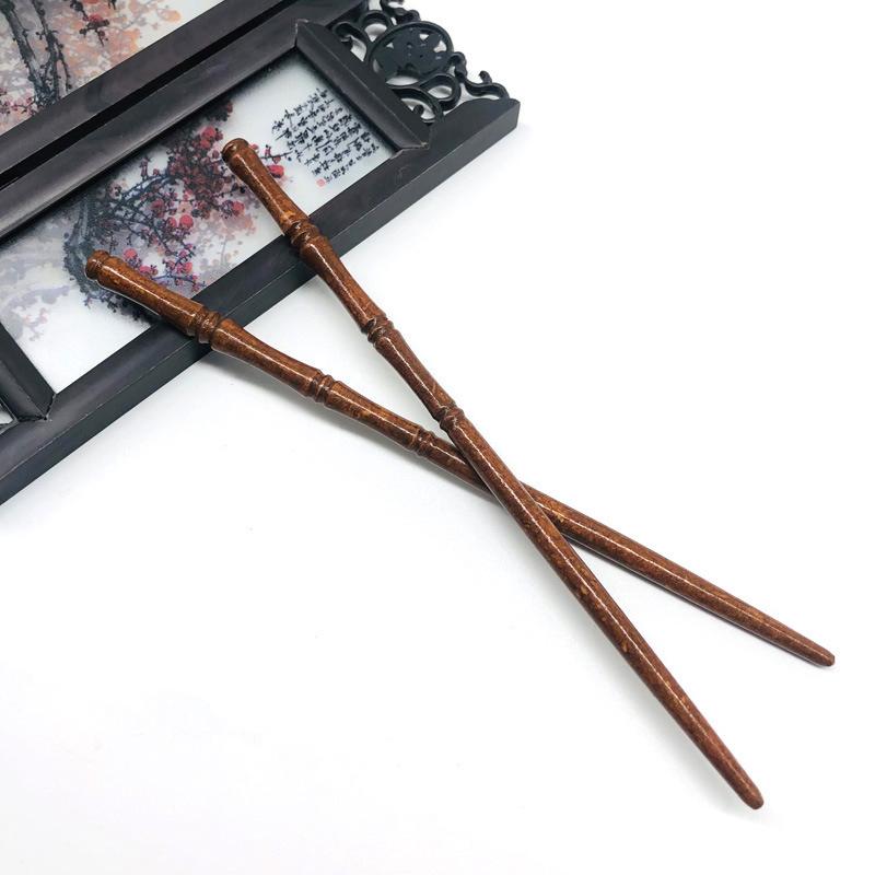New Chinese Style Retro Simple Wooden Hairpin Simple High Quality Hair Sticks Antique Hanfu Cheongsam Headdress Hair Accessories