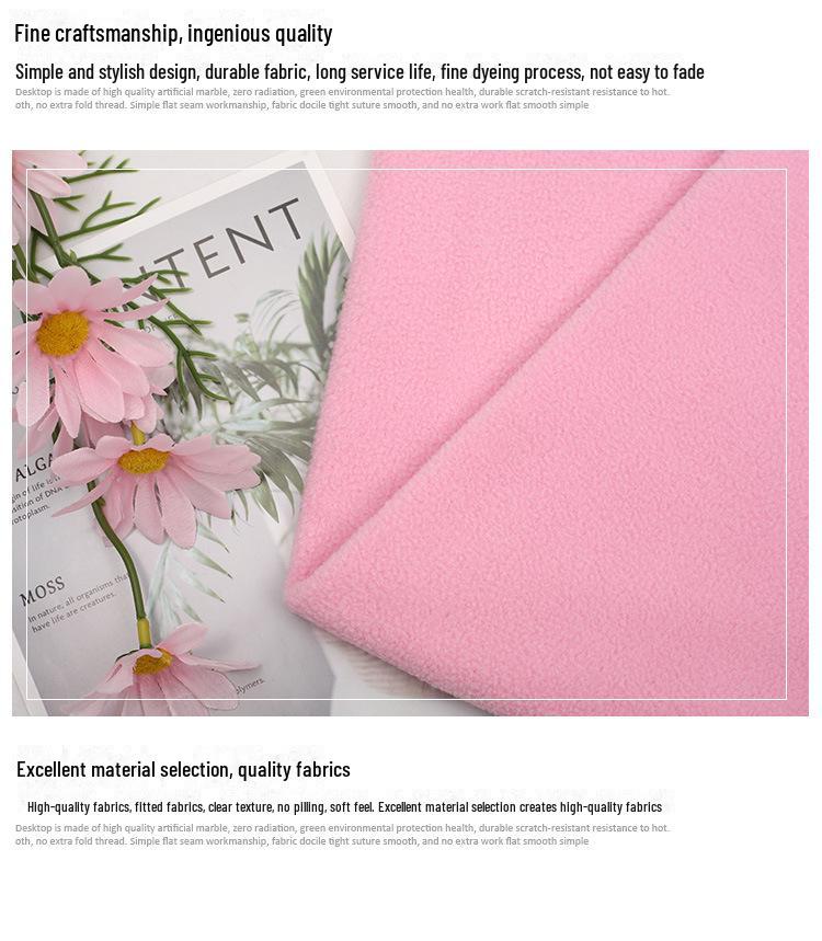 280g Material Fleece Polar Periat pe Ambele Fețe pentru Jachete Călduroase