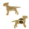 Bull Terrier, Bully I - Dog Brooch In Decorative Box, Elegant Gold-plated Pin, Brand Jacket Pin