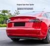 Compatible with Tesla Model 3 Original Rear Spoiler Wing Diffuser, No Drilling Required.