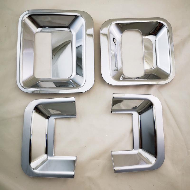 ABS Chrome Car Accessory Door Handle Bowl Covers Trim Paste Style For Ford Transit Tourneo MK6 MK7 2007 2008 2009 2010 2011 2013
