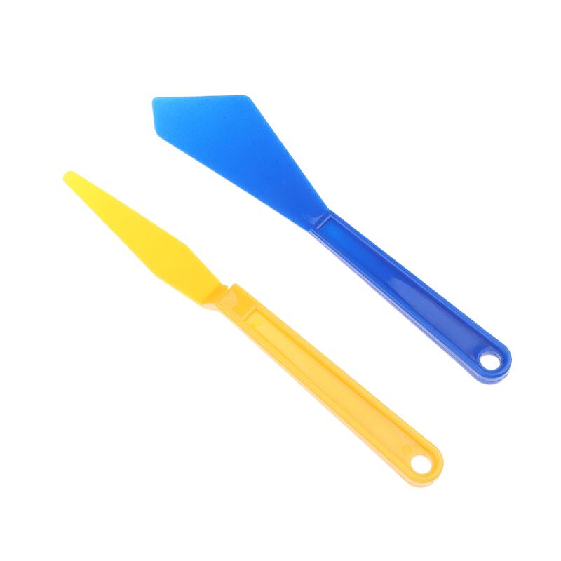 5Pcs auto Window Tint Tools Plastic Wrap Shank Garnitură Racletă Mâner Lung Micro Racletă Mașină Tinting Wrap Instrument Colț Scraper