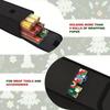 Oxford Cloth Wrapping Paper Organizer Side Pocket Large Capacity Gift Wrapping Roll Organizer Wall Hanging with Handle