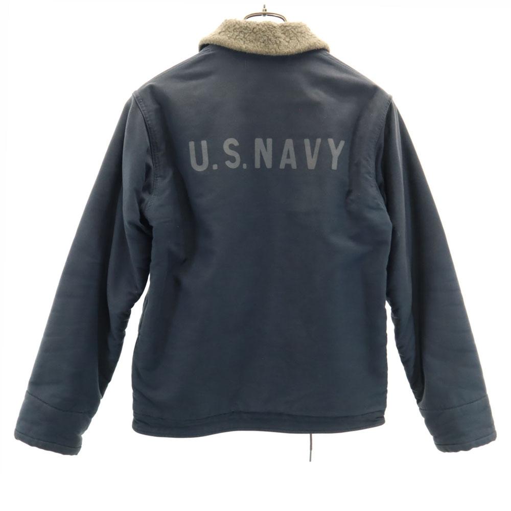 Buzz Rickson's Toyo Enterprises BR12030 Replica Nume Real Departamentul Marinei Jachetă de Punte N-1 pentru Bărbați Folosită