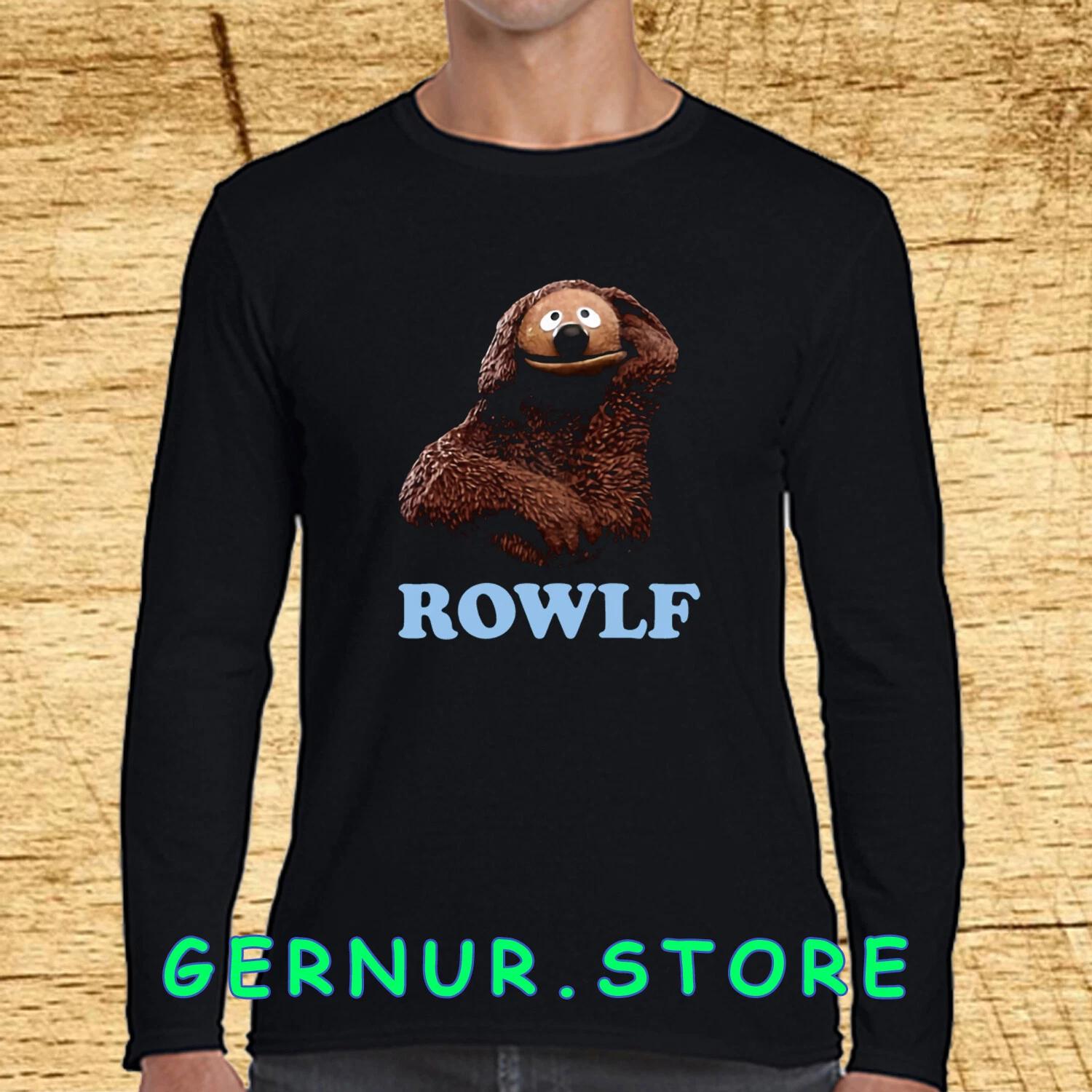 Rowlf The Dog Black T-Shirt Tee Top Unisex M