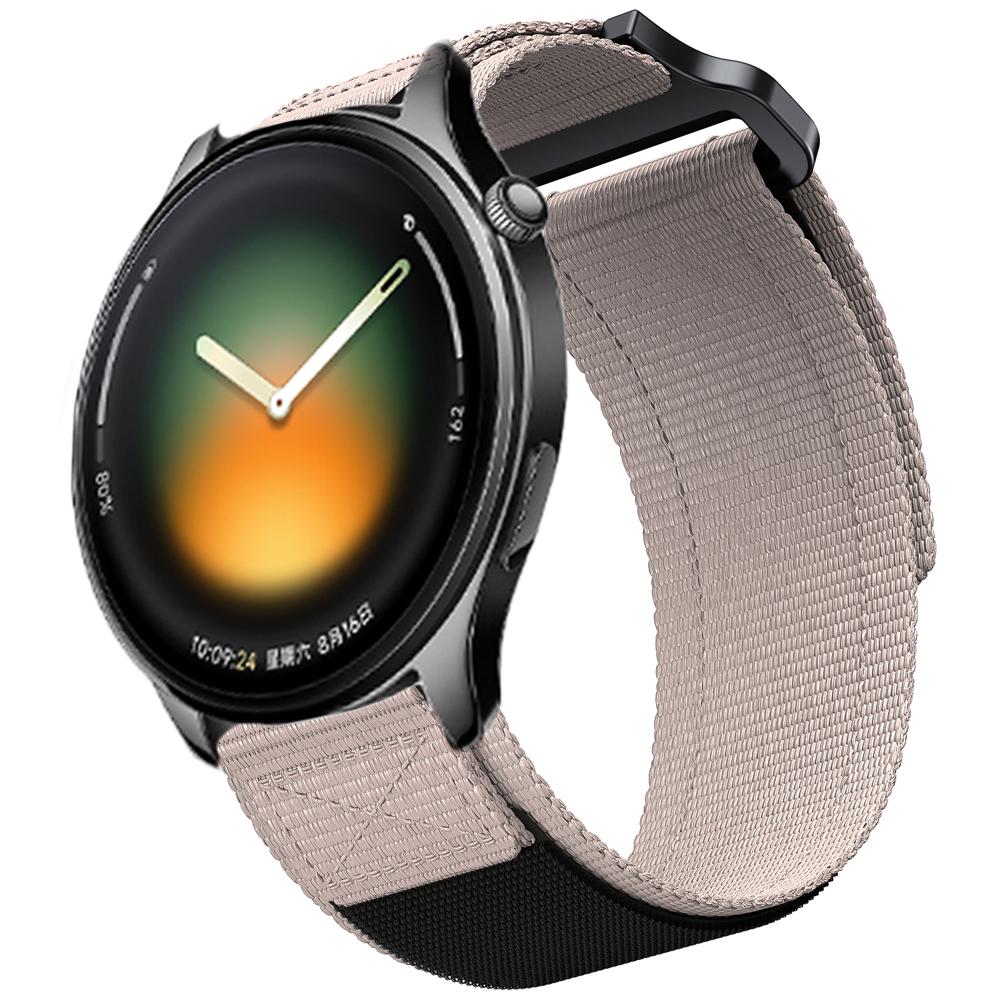 Cinturino di ricambio in nylon impermeabile con velcro per Xiaomi Watch 5 /S5 / S4 Sport / S3 / S2 / S1 Pro Sport 22mm