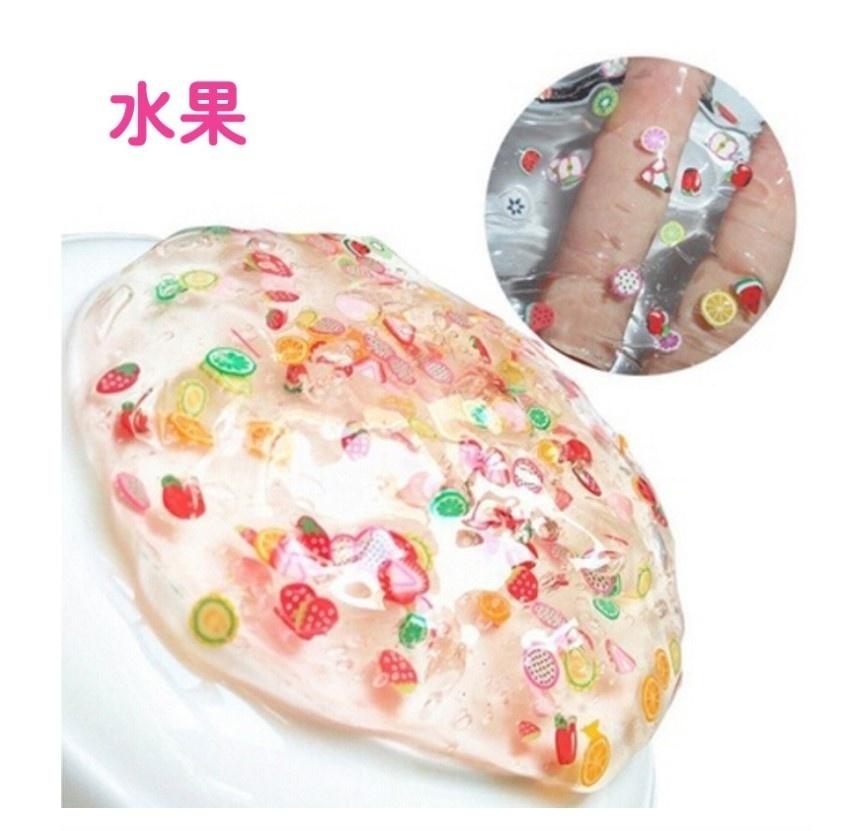 Ikke-giftig superklar krystallfruktslim for barn Jelly Slime Mud 60 ml