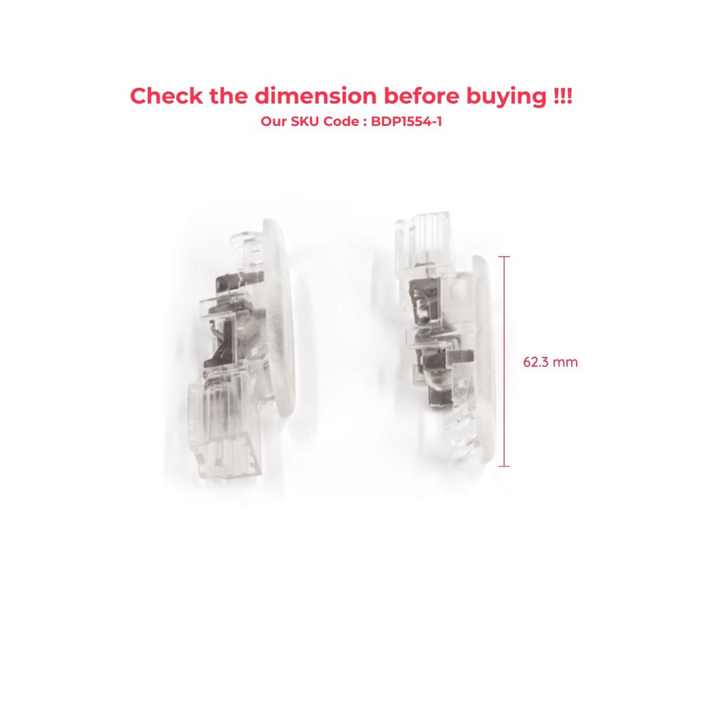 EDP1554-1 2 Pieces Door Lighting Courtesy Lamp for Renault Clio MK3 Megane MK2 3 Scenic MK2 3 Fluence L3 8200120715