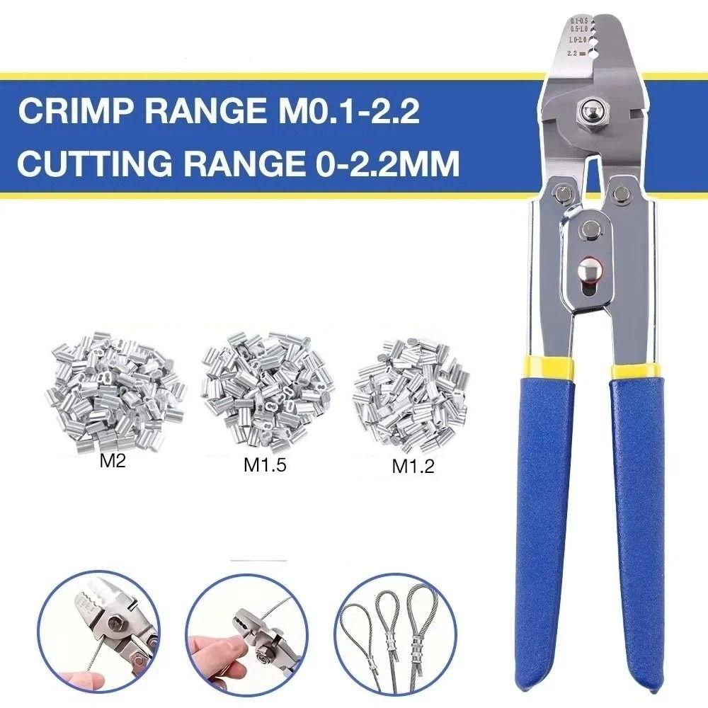 Professional Grade Wire Crimper Tool Aluminum Sleeve Crimping Tool  Aluminum Sleeves