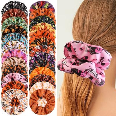 1PC New Halloween Atmosphere Large Intestine Hair Band High Elastic Fabric Women's Headrope Rubber Band Hair Rope Hair Accessories