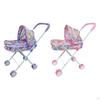 Doll Kids Play Toy Coordination Folding Educational Pram Push Cart for Party Holiday