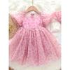 Girls' Dress Summer New Children's Dress Super Fairy Puffy Tulle Dress Summer Girl Princess Dress
