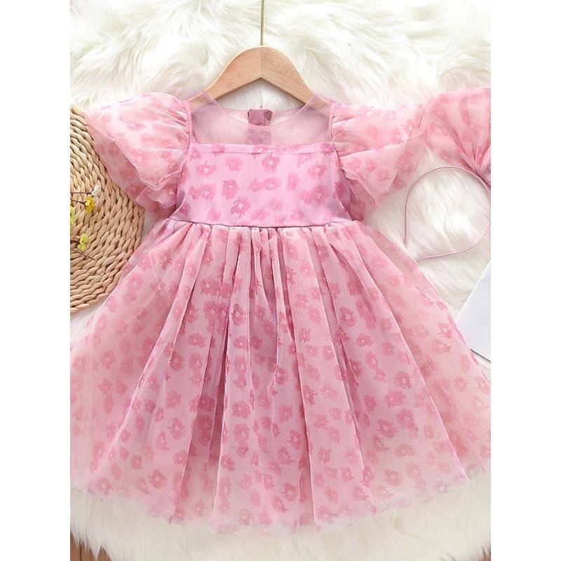 Girls' Dress Summer New Children's Dress Super Fairy Puffy Tulle Dress Summer Girl Princess Dress