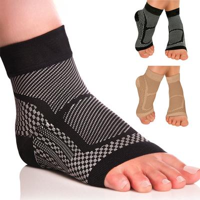 1 Paar Knöchelbandage Kompressionsmanschette Plantarfasziitis Socke mit Fußgewölbeunterstützung