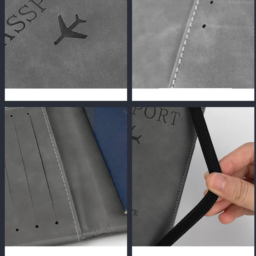 Passport Case with PU Storage Domestic and International Travel Safety and Stylish [LUYING] Leather, Multi-Function Pockets, Supplies, Wagon,