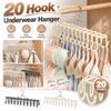 20 Hook Suspender Hanger Hanging Dormitory Wardrobe Hanger Hook Underwear Vest Storage Artifact