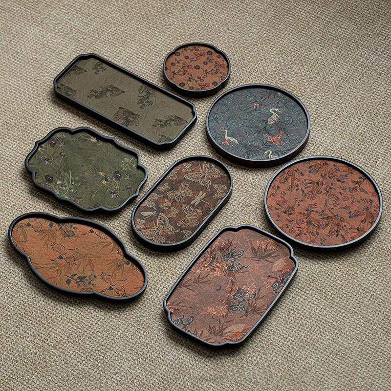 VAKADA New Chinese Style Bamboo Tea Tray