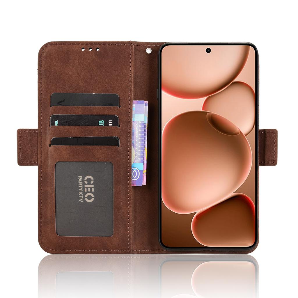 For Oppo Find X8 Ultra 5G Leather Case Phone Wallet Cover with Multiple Card Slots